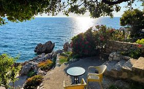 Family Seaside Holm Oak Villa With Private Rocky Beach